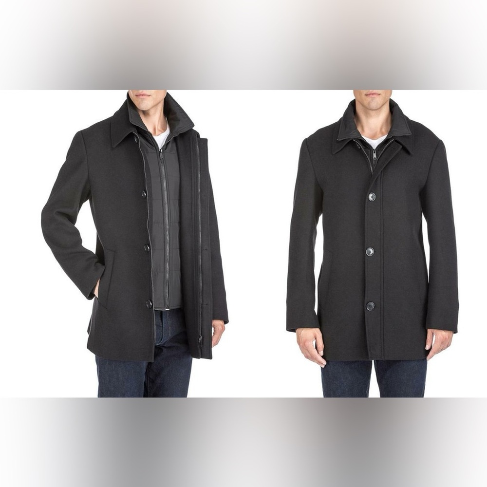 NWT; Braveman Men's Classic Fit Wool Blend Bibbed Top Coa💥